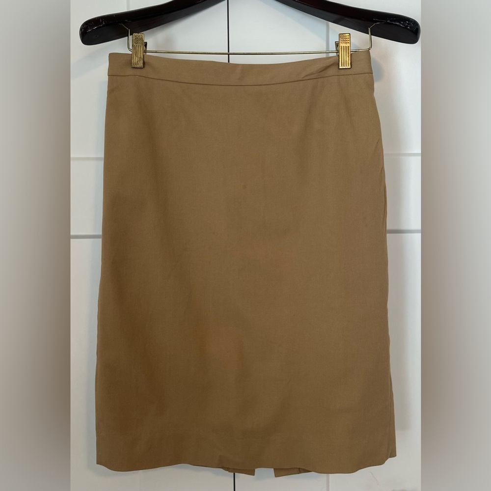 J. Crew Camel Tan Pencil Skirt‎